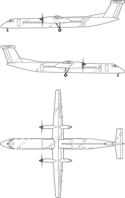 Bombardier Q400, ab 2009 (Air_037)