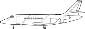 Dassault Aviation Falcon 2000LXS, a partire da 2003