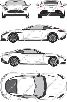 Aston Martin DB11 Coupé, aktuell (seit 2016) (Asto_005)