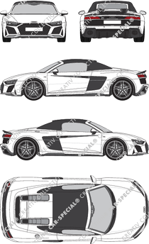 Audi R8 Spyder Cabrio, aktuell (seit 2019) (Audi_131)
