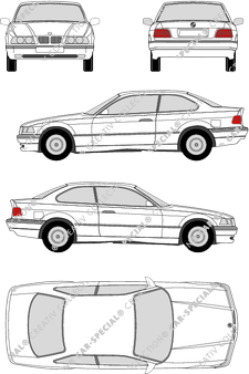 BMW 3er Coupé, 1990–1999 (BMW_005)