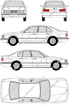 BMW 5er Limousine, ab 1989 (BMW_011)