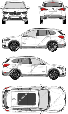 BMW X1 Kombi, 2015–2019 (BMW_103)