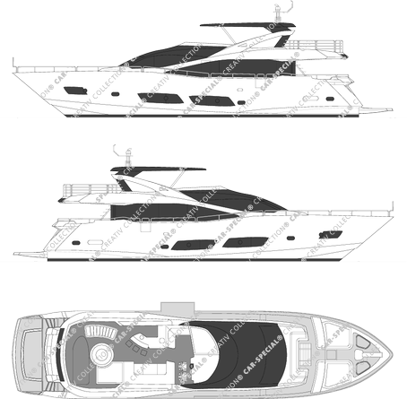 Sunseeker Motoryacht, à partir de 2011 (Boat_011)