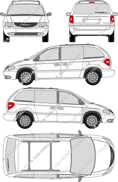 Chrysler Voyager station wagon, 2001–2004 (Chry_013)