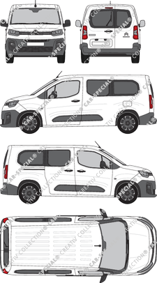 Citroën Berlingo Live Pack, Hochdachkombi, Rear Wing Doors, 1 Sliding Door (2018)