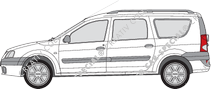 Dacia Logan MCV Kombi, 2007–2009