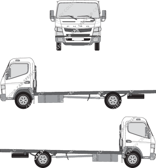 Mitsubishi FUSO Canter Fahrgestell für Aufbauten, 2012–2021 (FUSO_002)