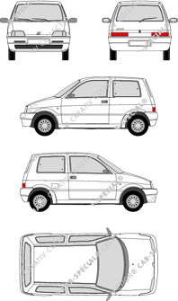 Fiat Cinquecento u. Elettra Hayon, 1991–1998 (Fiat_005)