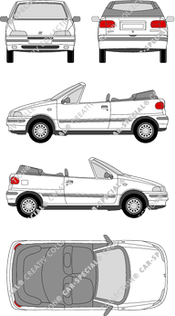 Fiat Punto Cabriolet, à partir de 1997 (Fiat_017)