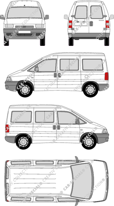 Fiat Scudo Kleinbus, 1996–2004 (Fiat_050)