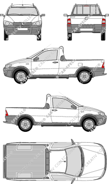 Fiat Strada Pick-up, 2006–2013 (Fiat_184)