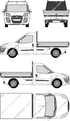 Fiat Doblò Pick-up, 2011–2015 (Fiat_264)