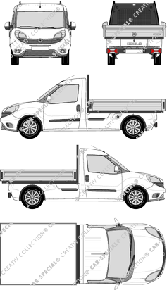 Fiat Doblò Cargo WorkUp, Pick-up (2015)