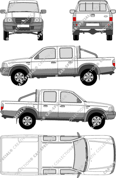 Ford Ranger Pick-up, 2002–2006 (Ford_106)