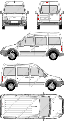 Ford Tourneo Connect Hochdachkombi, 2002–2006 (Ford_108)
