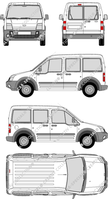 Ford Tourneo Connect Hochdachkombi, 2002–2006 (Ford_114)