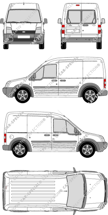 Ford Transit Connect Kastenwagen, 2006–2009 (Ford_186)