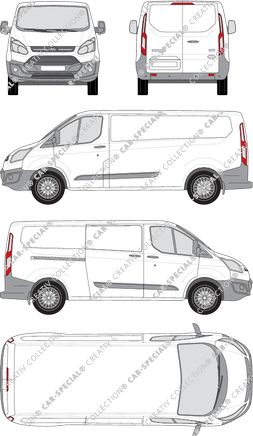 Ford Transit Custom furgone, 2012–2018 (Ford_274)