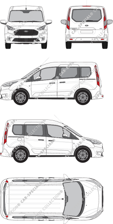 Ford Tourneo Connect Hochdachkombi, 2018–2022 (Ford_576)