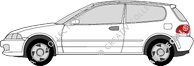 Honda Civic Hatchback, 1991–1995