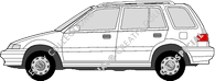 Honda Civic Shuttle Hatchback, 1983–1987