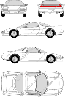 Honda NSX Coupé, 1997–2002 (Hond_019)