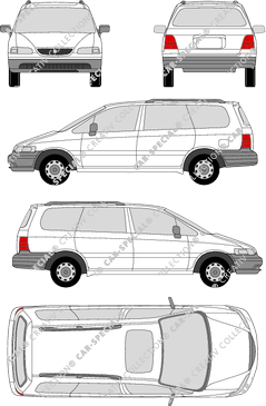 Honda Shuttle Station wagon, 1994–2000 (Hond_022)