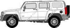 Hummer H3 station wagon, 2006–2010