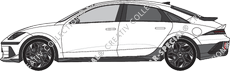 Hyundai Ioniq 6 berlina, attuale (a partire da 2023)
