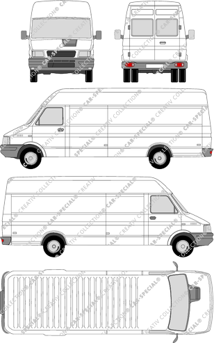 Iveco Daily furgone, 1999–2006 (Ivec_005)