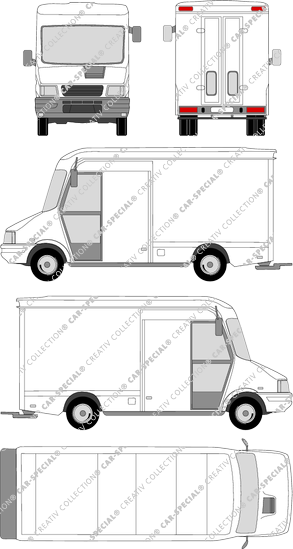 Iveco Daily furgone, 1999–2006 (Ivec_007)