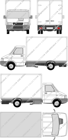 Iveco Daily Box bodies, 1999–2006 (Ivec_008)