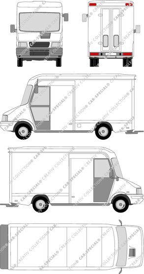 Iveco Daily 35-12, 35-12, fourgon (1999)