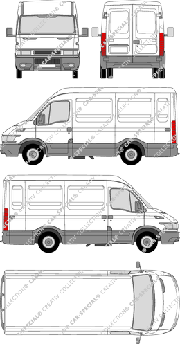 Iveco Daily furgone, 1999–2006 (Ivec_028)