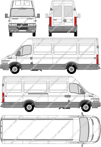 Iveco Daily furgone, 1999–2006 (Ivec_032)