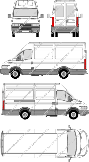 Iveco Daily furgone, 1999–2006 (Ivec_039)