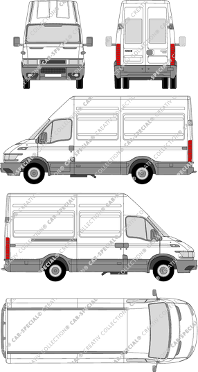 Iveco Daily furgón, 1999–2006 (Ivec_040)