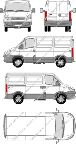 Iveco Daily furgone, 2006–2011 (Ivec_063)