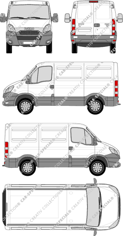 Iveco Daily furgone, 2012–2014 (Ivec_127)