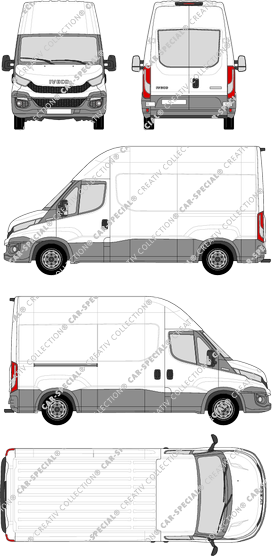 Iveco Daily furgone, 2014–2021 (Ivec_235)