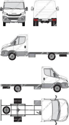 Iveco Daily Chassis for superstructures, 2014–2021 (Ivec_265)
