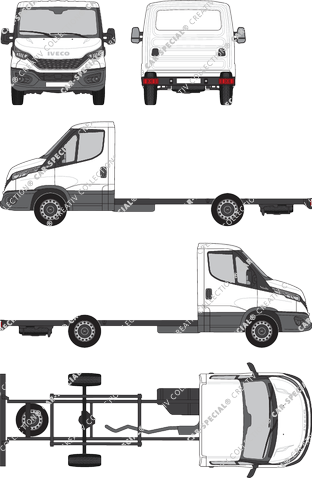 Iveco Daily Chassis for superstructures, current (since 2021) (Ivec_387)