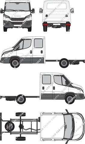 Iveco Daily Chassis for superstructures, current (since 2021) (Ivec_392)