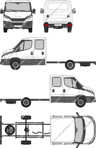 Iveco Daily Chassis for superstructures, current (since 2021) (Ivec_393)