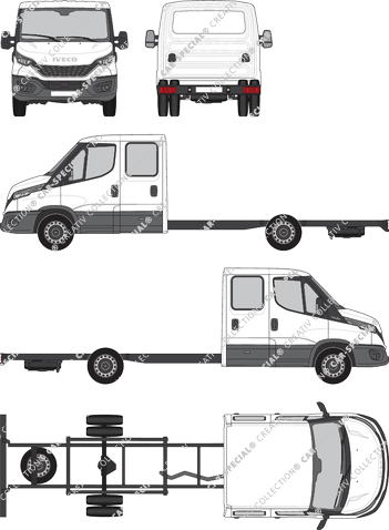 Iveco Daily Chassis for superstructures, current (since 2021) (Ivec_395)