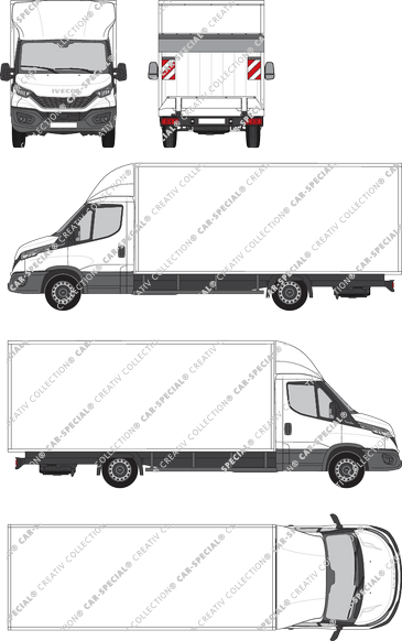 Iveco Daily, Box bodies, wheelbase 4350, single cab (2021)