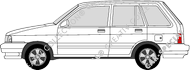 Kia Pride station wagon, 1986–2000