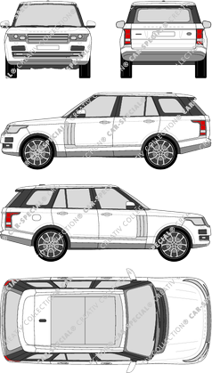 Land Rover Range Rover station wagon, 2013–2018 (Land_026)