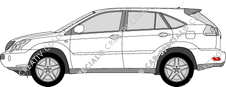 Lexus RX 400h station wagon, 2005–2009